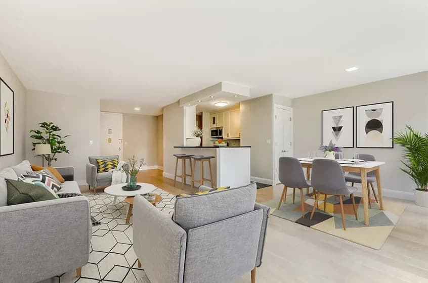 20 West 64 Street #29L, Manhattan, NY 10023 apartment_living_room 1