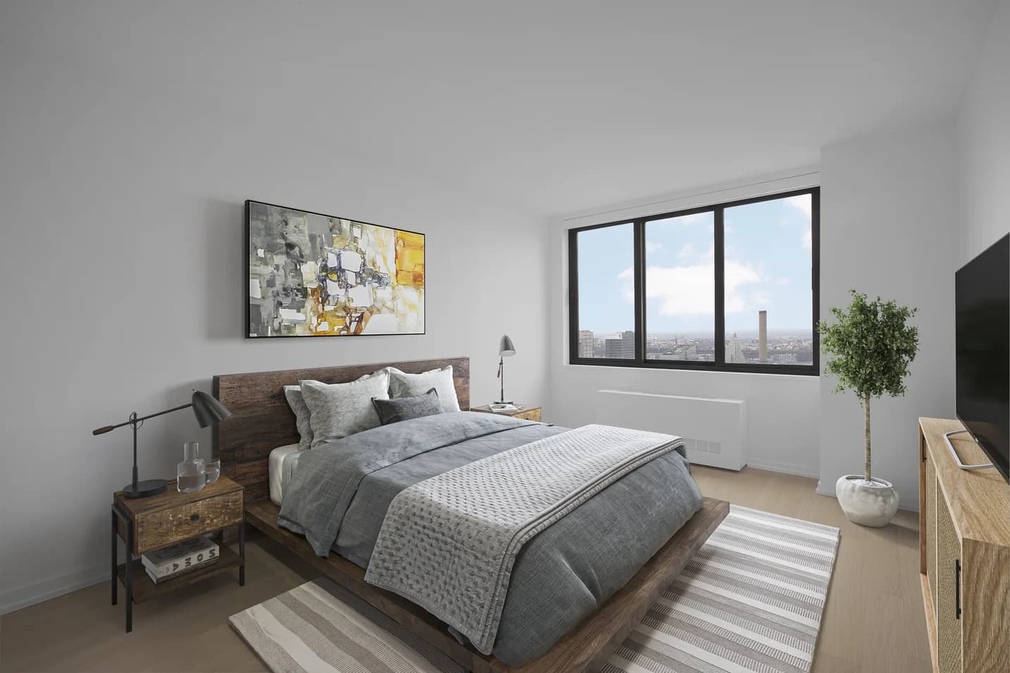South Park Tower 124 West 60 Street #12F, Manhattan, NY 10023 apartment_bedroom_room 1