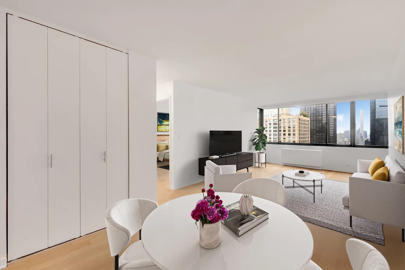 South Park Tower 124 West 60 Street #35N, Manhattan, NY 10023 apartment_living_room 1