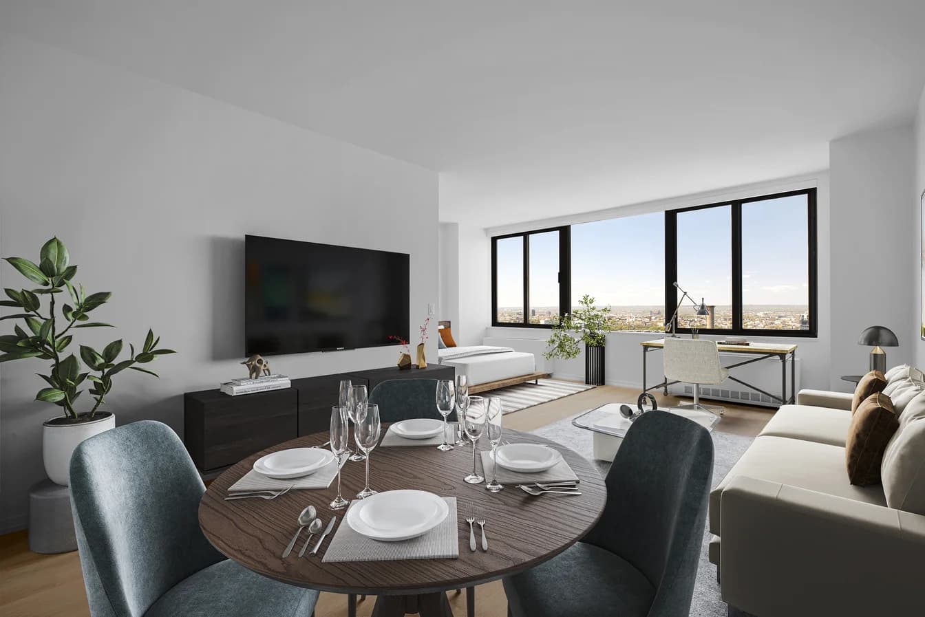 South Park Tower 124 West 60 Street #37J, Manhattan, NY 10023 apartment_living_room 1