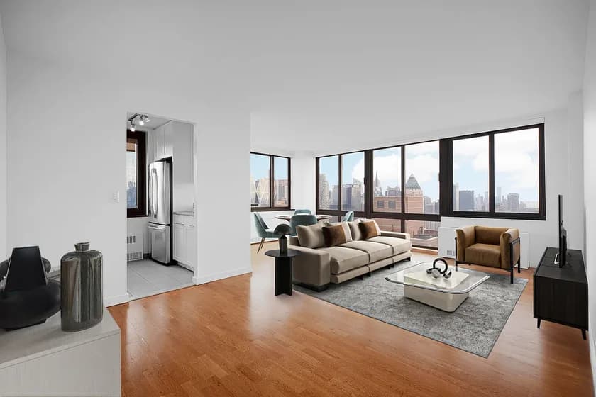 South Park Tower 124 West 60 Street #51A, Manhattan, NY 10023 apartment_living_room 1