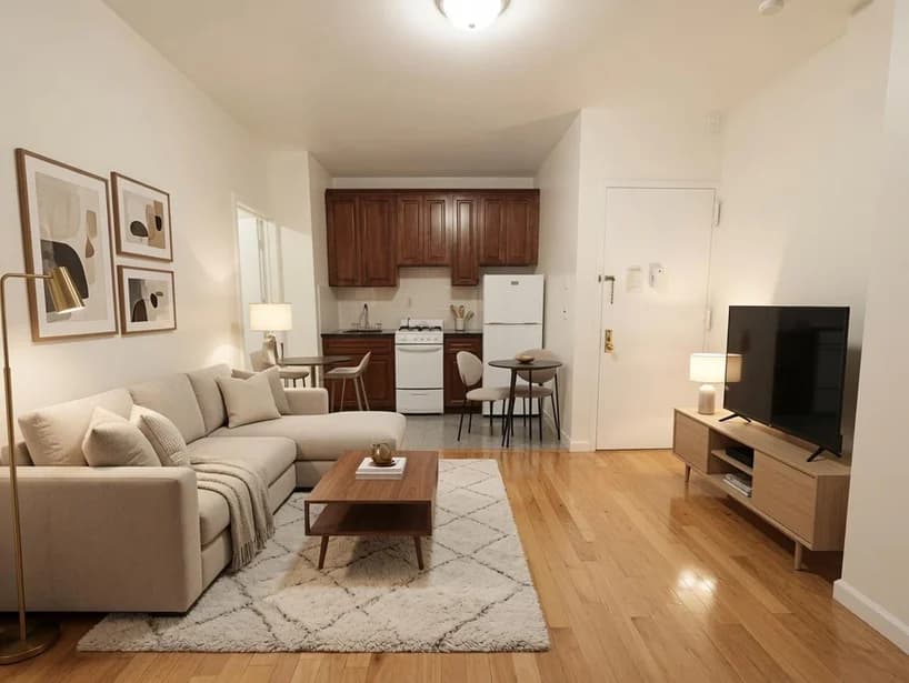 140 West 71 Street #4-F, Manhattan, NY 10023 apartment_living_room 1