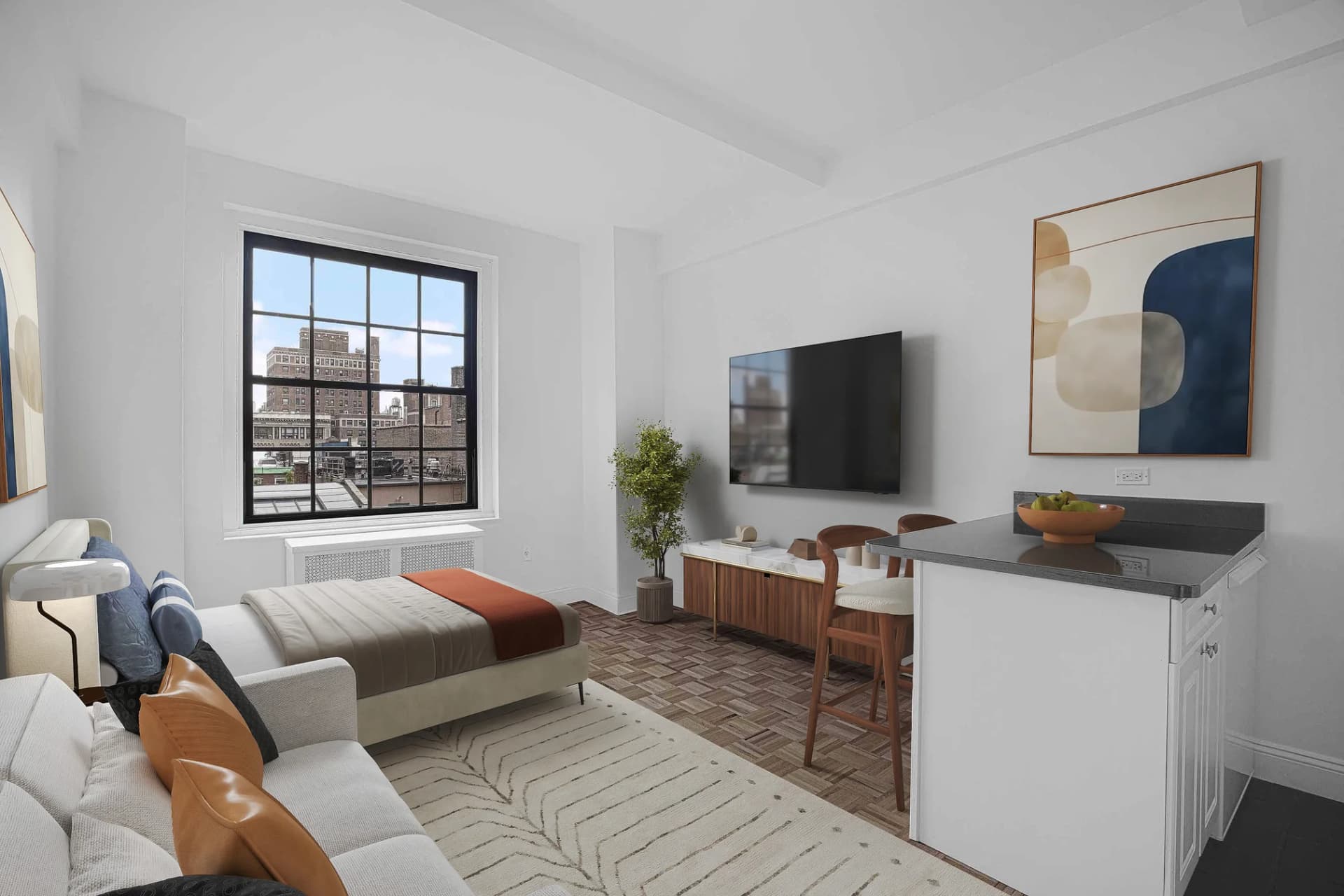 160 West 71 Street #8H, Manhattan, NY 10023 apartment_living_room 1