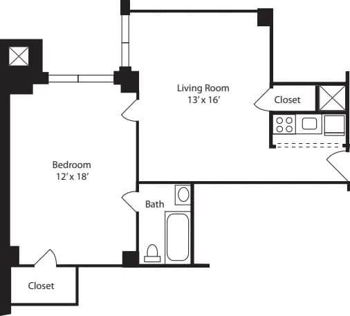 41 West 86 Street #12F, Manhattan, NY 10024