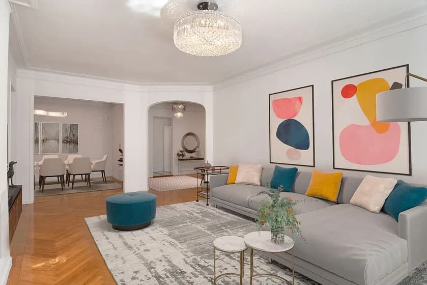 575 West End Avenue #9C, Manhattan, NY 10024 apartment_living_room 1