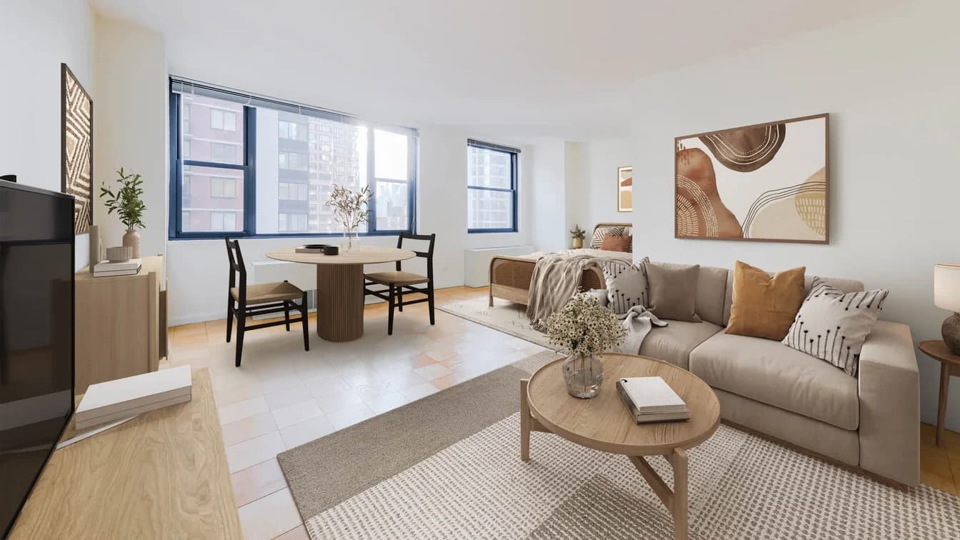 245 East 40 Street #33G, Manhattan, NY 10017 apartment_living_room 1