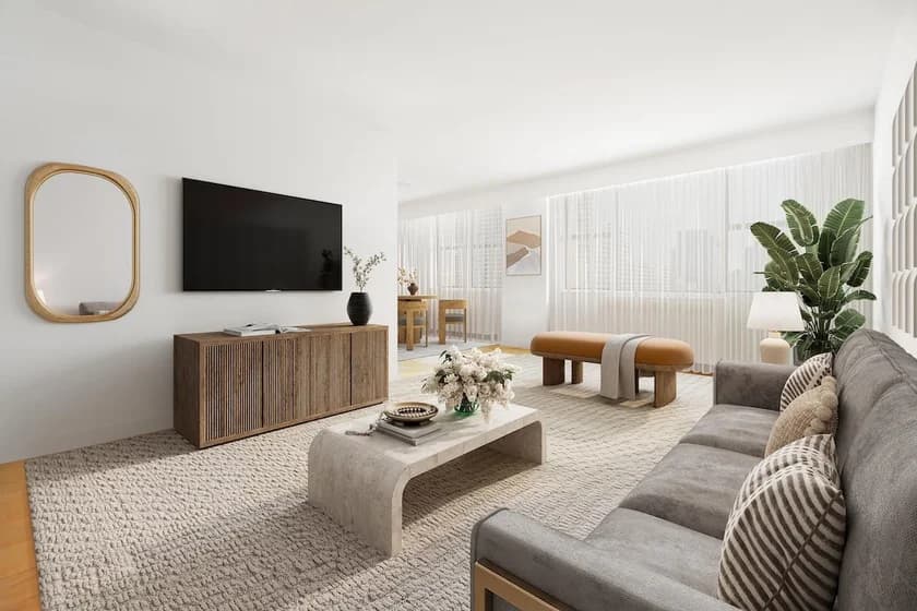 320 East 46 Street #2172, Manhattan, NY 10017 apartment_living_room 1