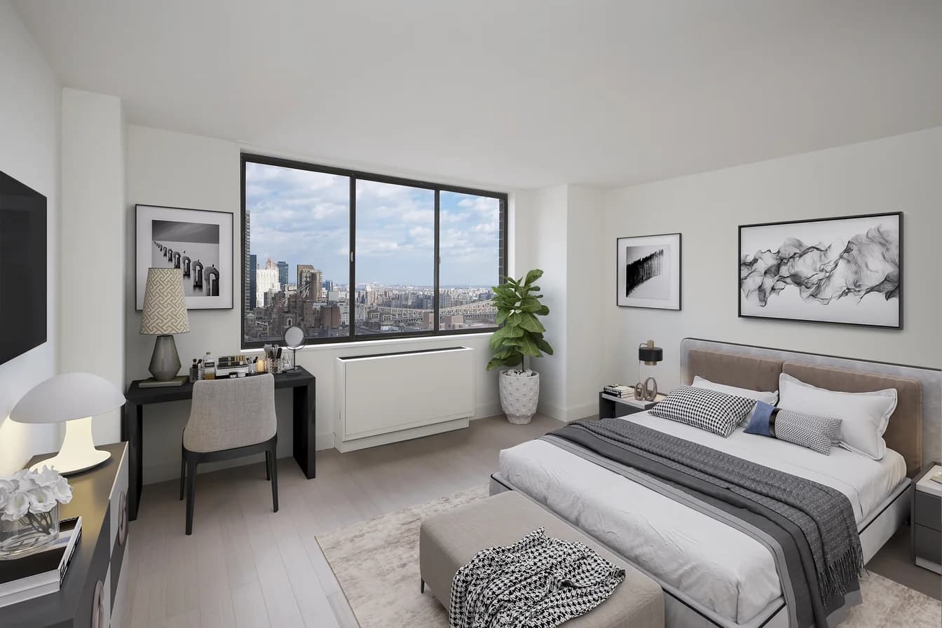 429 East 52 Street #34J, Manhattan, NY 10022 apartment_bedroom_room 1