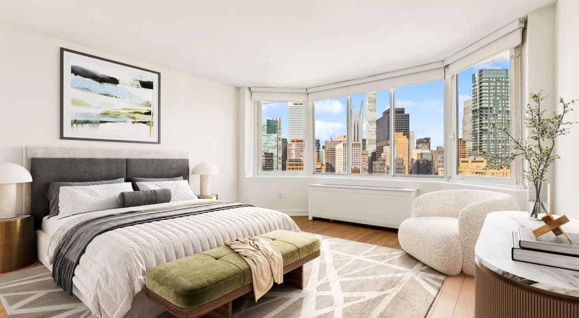 420 East 54 Street #1402, Manhattan, NY 10022 apartment_bedroom_room 1