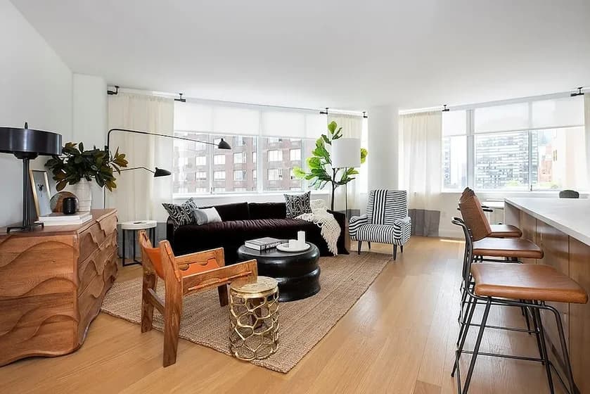 420 East 54 Street #1608, Manhattan, NY 10022 apartment_living_room 1