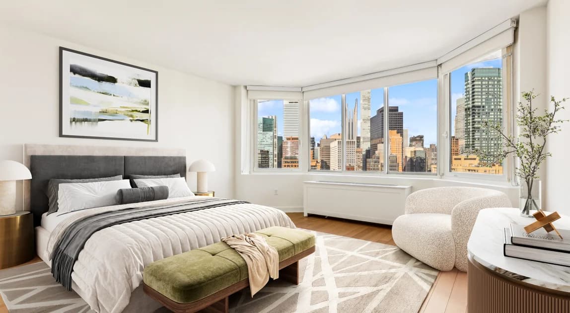 420 East 54 Street #2608, Manhattan, NY 10022 apartment_bedroom_room 1