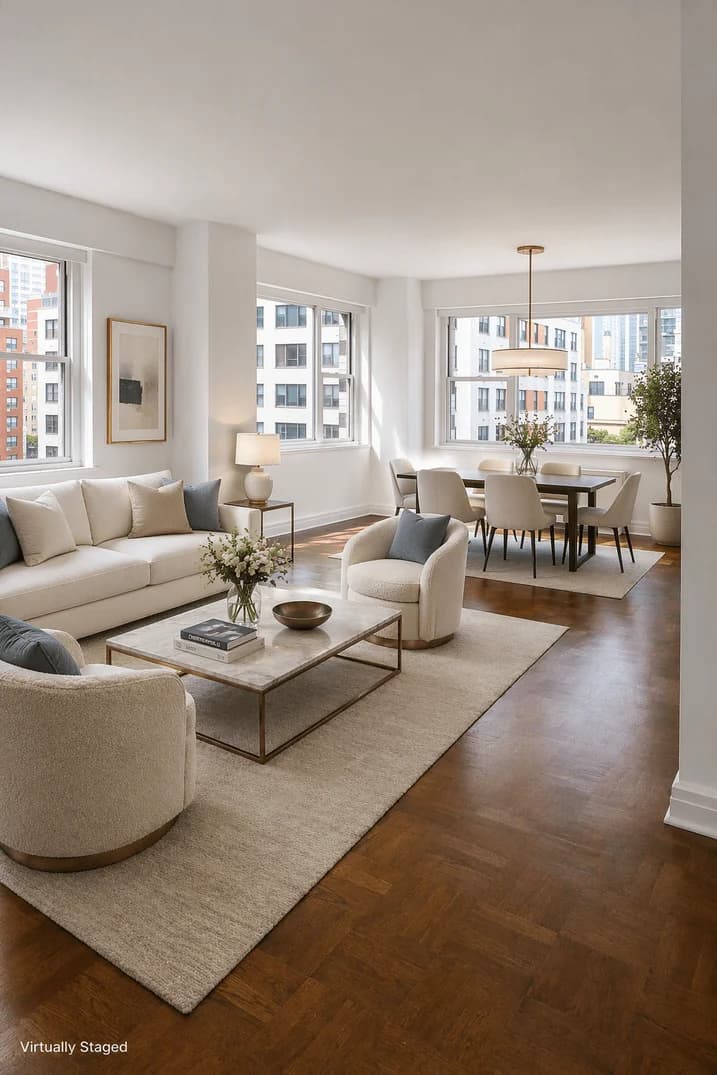 215 East 68 Street #10T, Manhattan, NY 10065 apartment_living_room 1