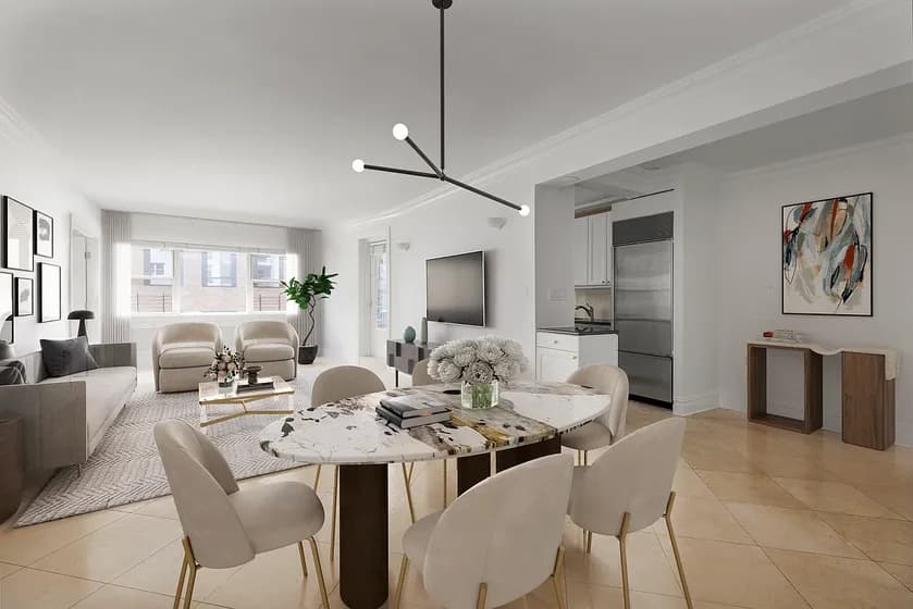 301 East 66 Street #9D, Manhattan, NY 10065 apartment_living_room 1