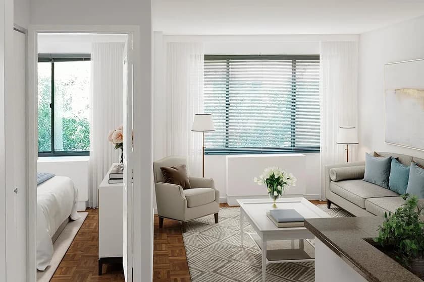 501 East 76 Street #1028, Manhattan, NY 10021 apartment_living_room 1