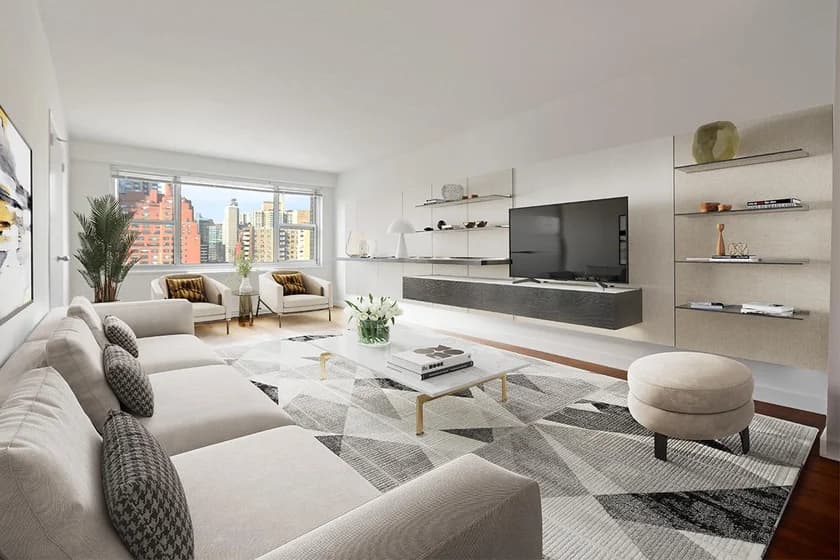 500 East 77 Street #2823, Manhattan, NY 10021 apartment_living_room 1
