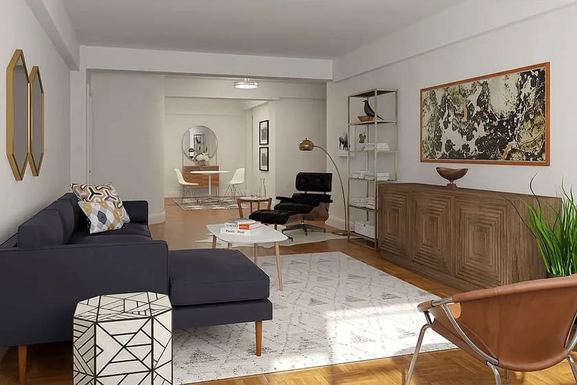 6 East 89 Street #12G, Manhattan, NY 10128 apartment_living_room 1