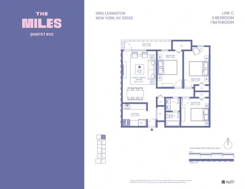 1990 Lexington Avenue #14C, Manhattan, NY 10027