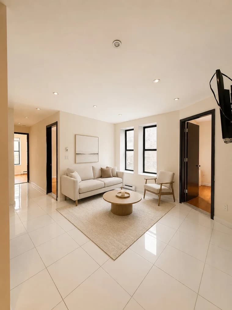 350 Manhattan Avenue #6-A, Manhattan, NY 10026 apartment_living_room 1