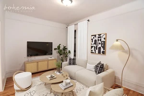 106 Convent Avenue #1, Manhattan, NY 10027 apartment_living_room 1