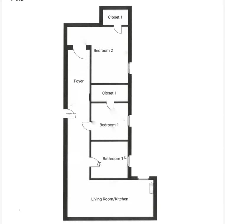 1 Arden Street #612, Manhattan, NY 10040 apartment_floor_plan 1