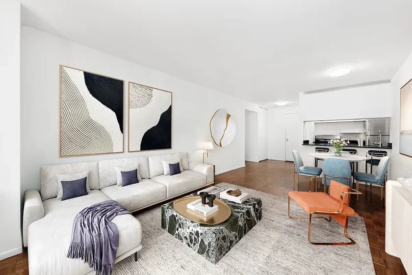 200 Rector Place #14K, Manhattan, NY 10280 apartment_living_room 1