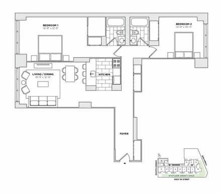 235 West 56 Street #16B, Manhattan, NY 10019 - Image 1