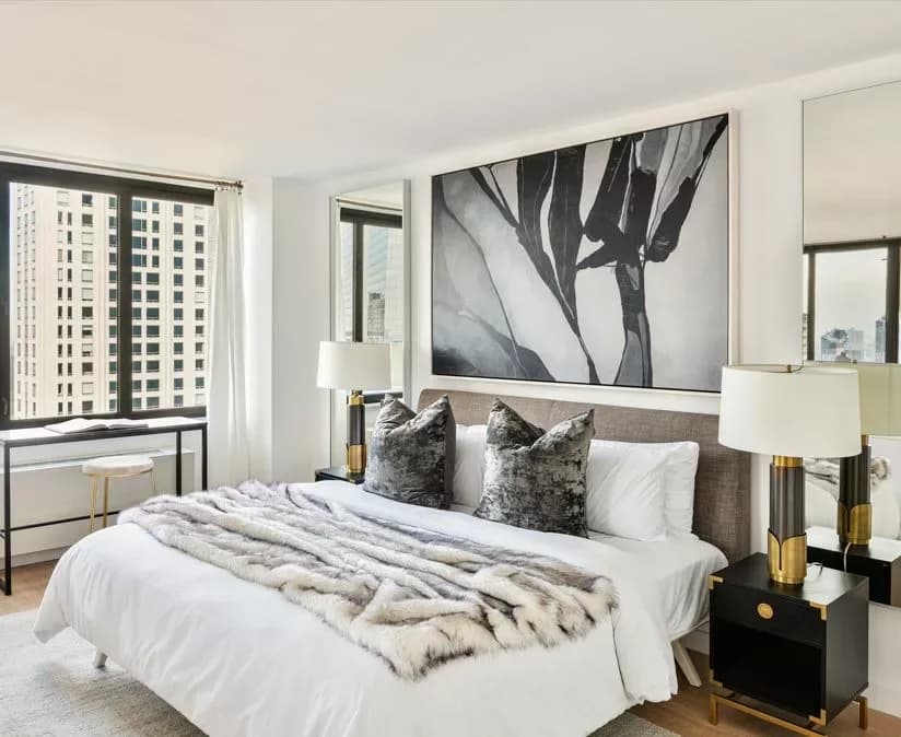 Symphony House 235 West 56 Street #19R, Manhattan, NY 10019 apartment_bedroom_room 1