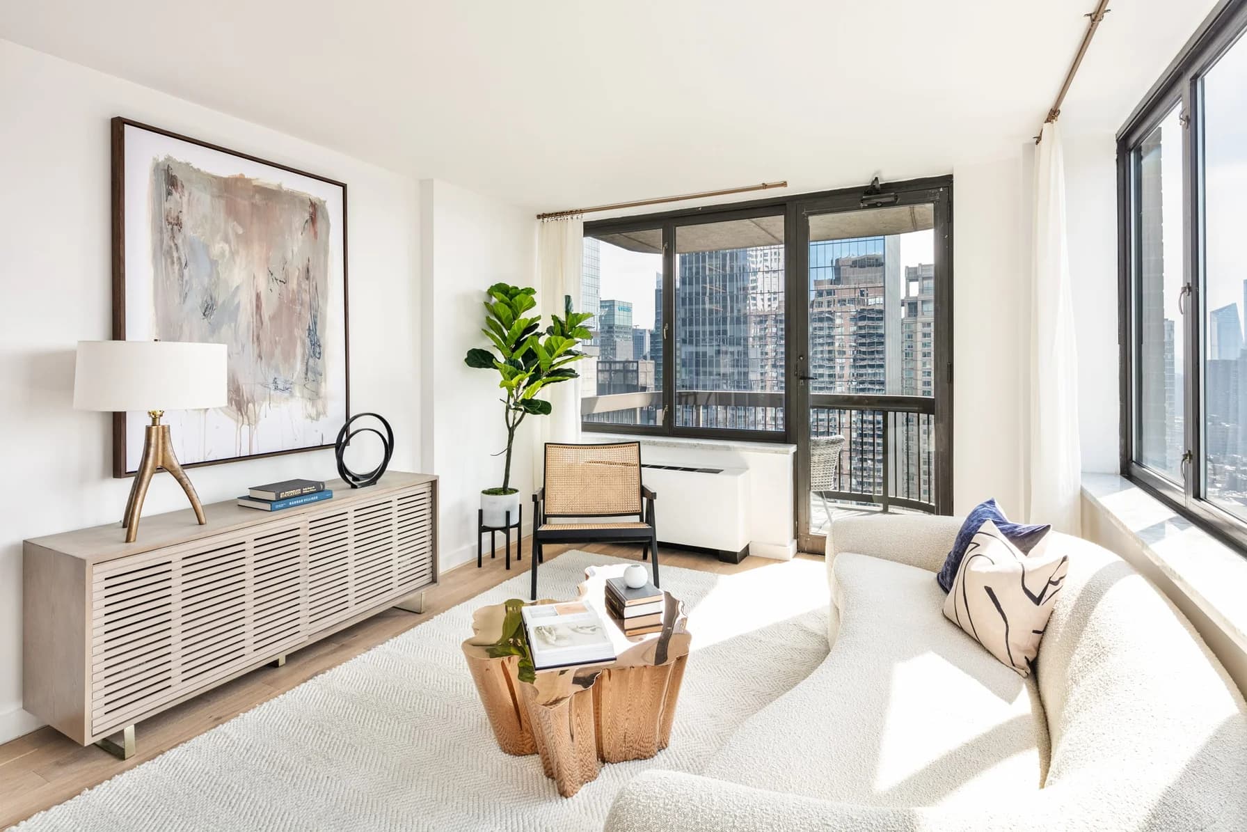 Symphony House 235 West 56 Street #35A, Manhattan, NY 10019 apartment_living_room 1