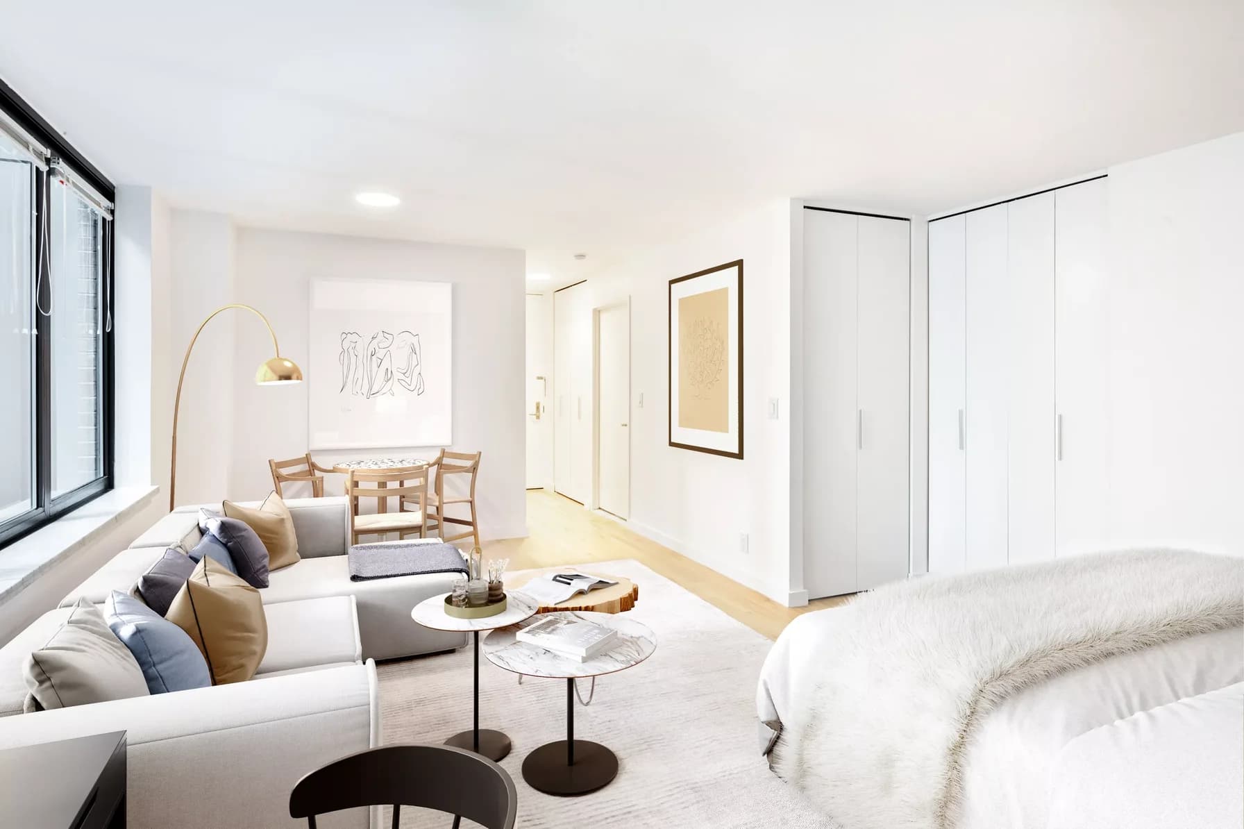 Symphony House 235 W 56 St #35A, Manhattan, NY 10019 apartment_bedroom_room 1