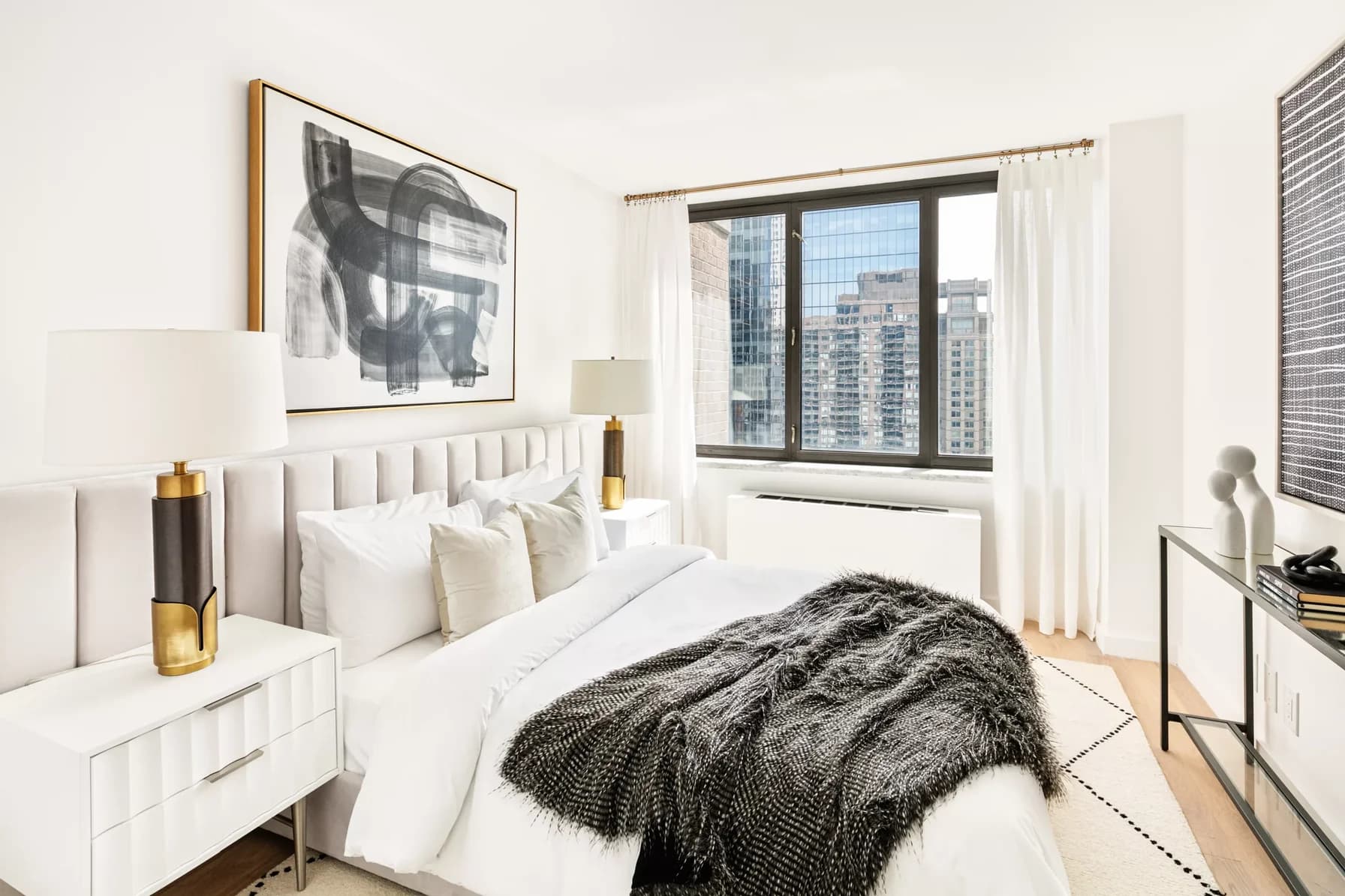 Symphony House 235 W 56 St #40F, Manhattan, NY 10019 apartment_bedroom_room 1
