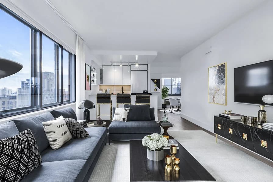 160 West 24 Street #02N, Manhattan, NY 10011 apartment_living_room 1