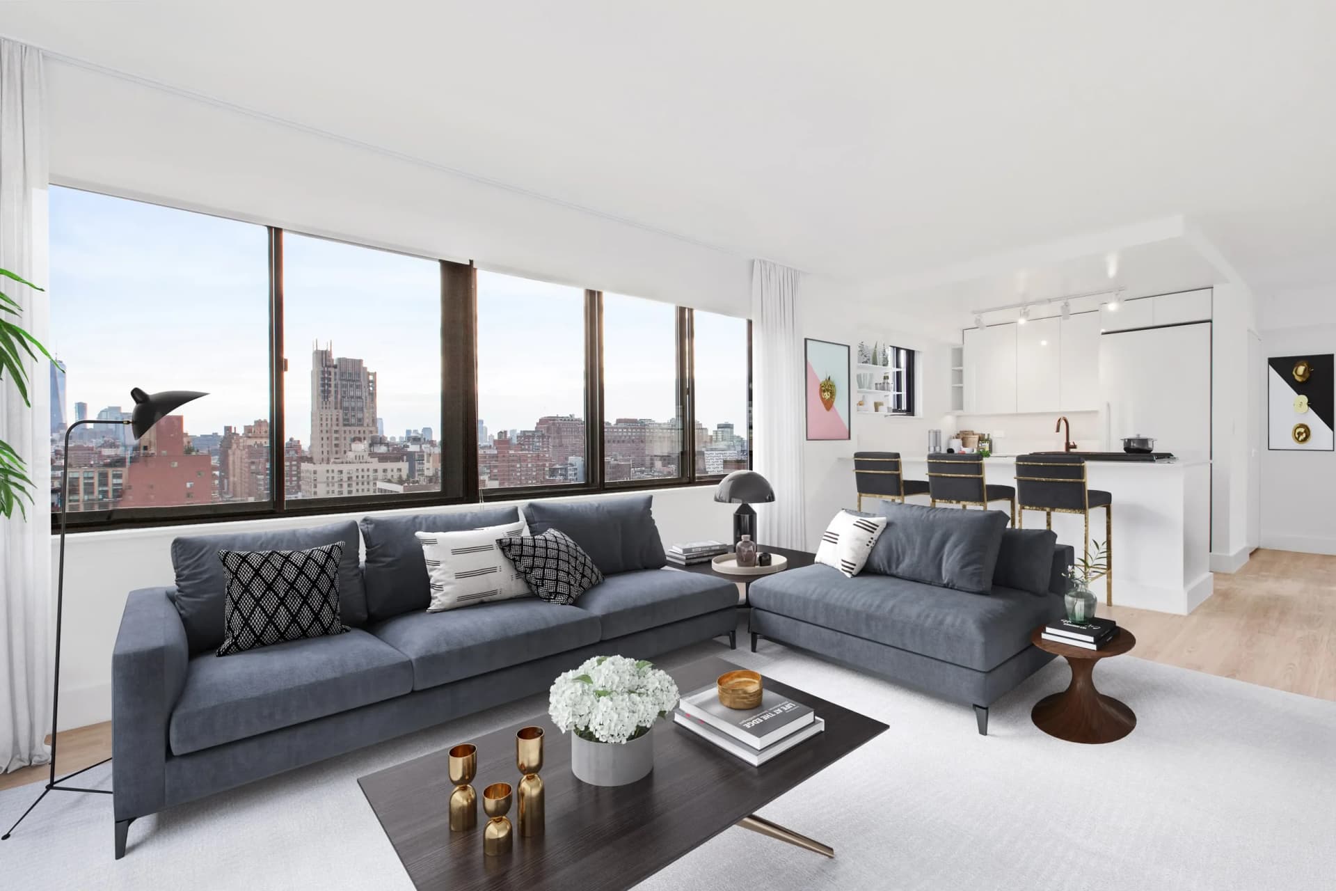 160 West 24 Street #03F, Manhattan, NY 10011 apartment_living_room 1
