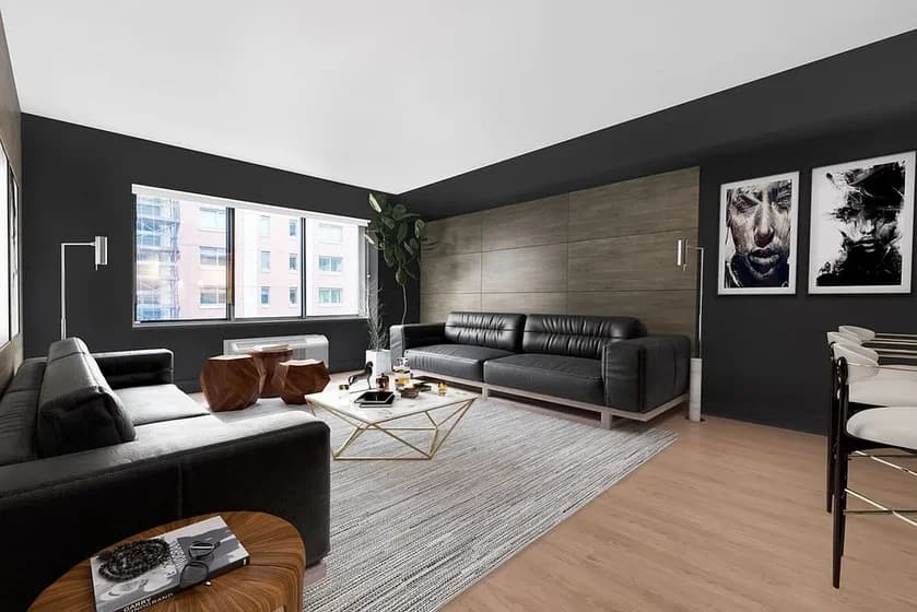 160 West 24 Street #09H, Manhattan, NY 10011 apartment_living_room 1
