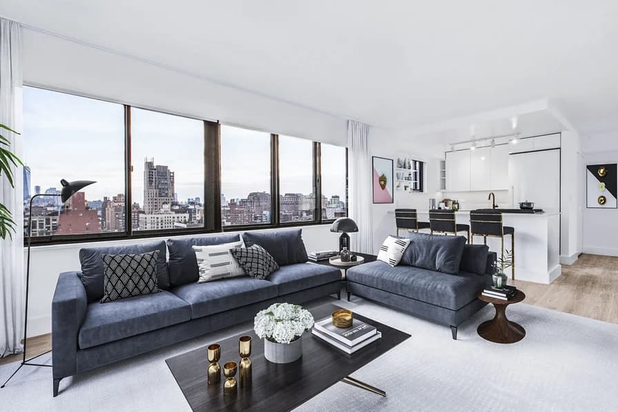 160 West 24 Street #10F, Manhattan, NY 10011 apartment_living_room 1