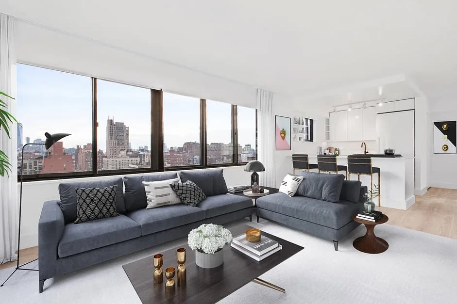 160 West 24 Street #18B, Manhattan, NY 10011 apartment_living_room 1