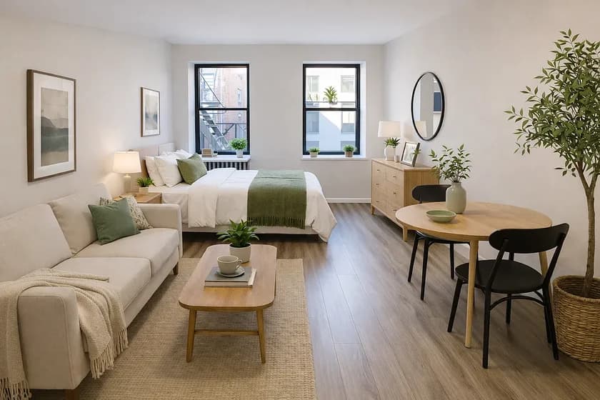 231 East 4 Street #5C, Manhattan, NY 10009 apartment_living_room 1