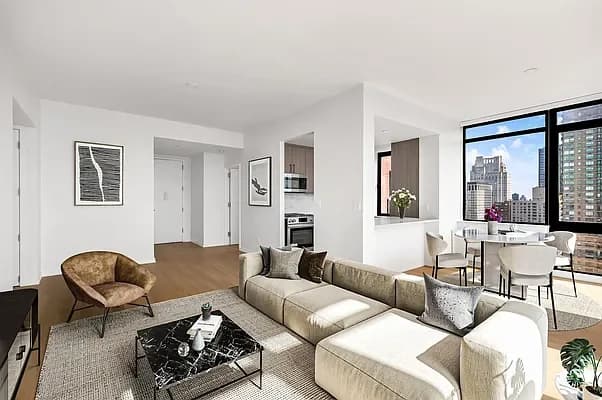 200 West 60 Street #32F, Manhattan, NY 10023 apartment_living_room 1
