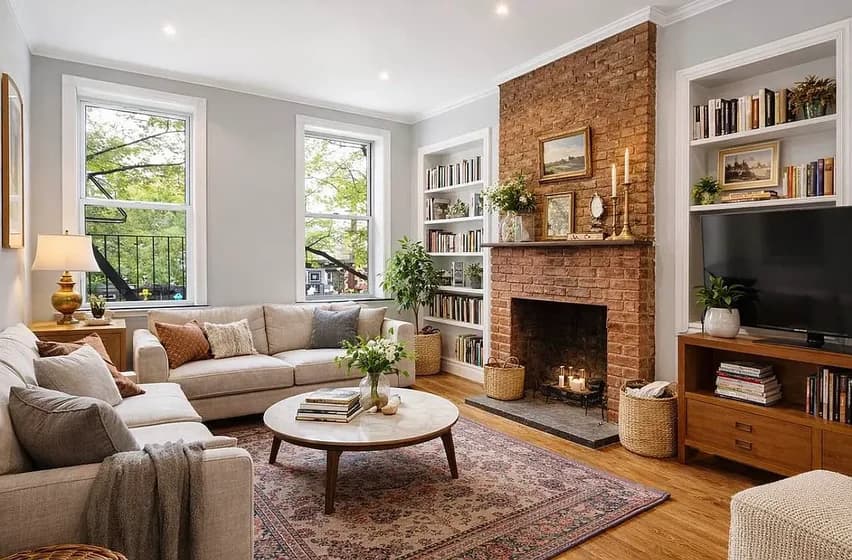 560 Hudson Street #5, Manhattan, NY 10014 apartment_living_room 1