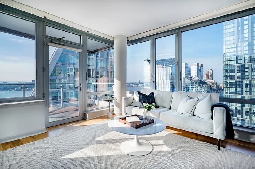 601 West 57 Street #29B, Manhattan, NY 10019 apartment_living_room 1