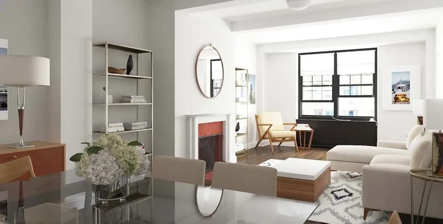 435 W 23 St #15A, Manhattan, NY 10011 apartment_living_room 1
