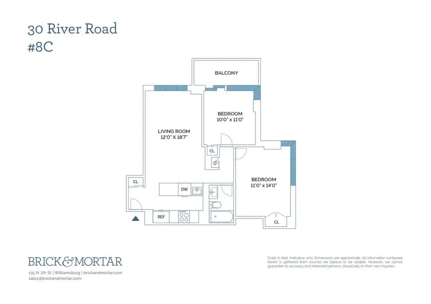 20 River Road #8C, Manhattan, NY 10044 apartment_floor_plan 1