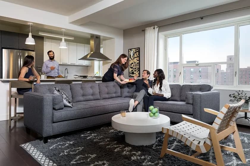 4 Peter Cooper Road #06-F, Manhattan, NY 10010 apartment_living_room 1