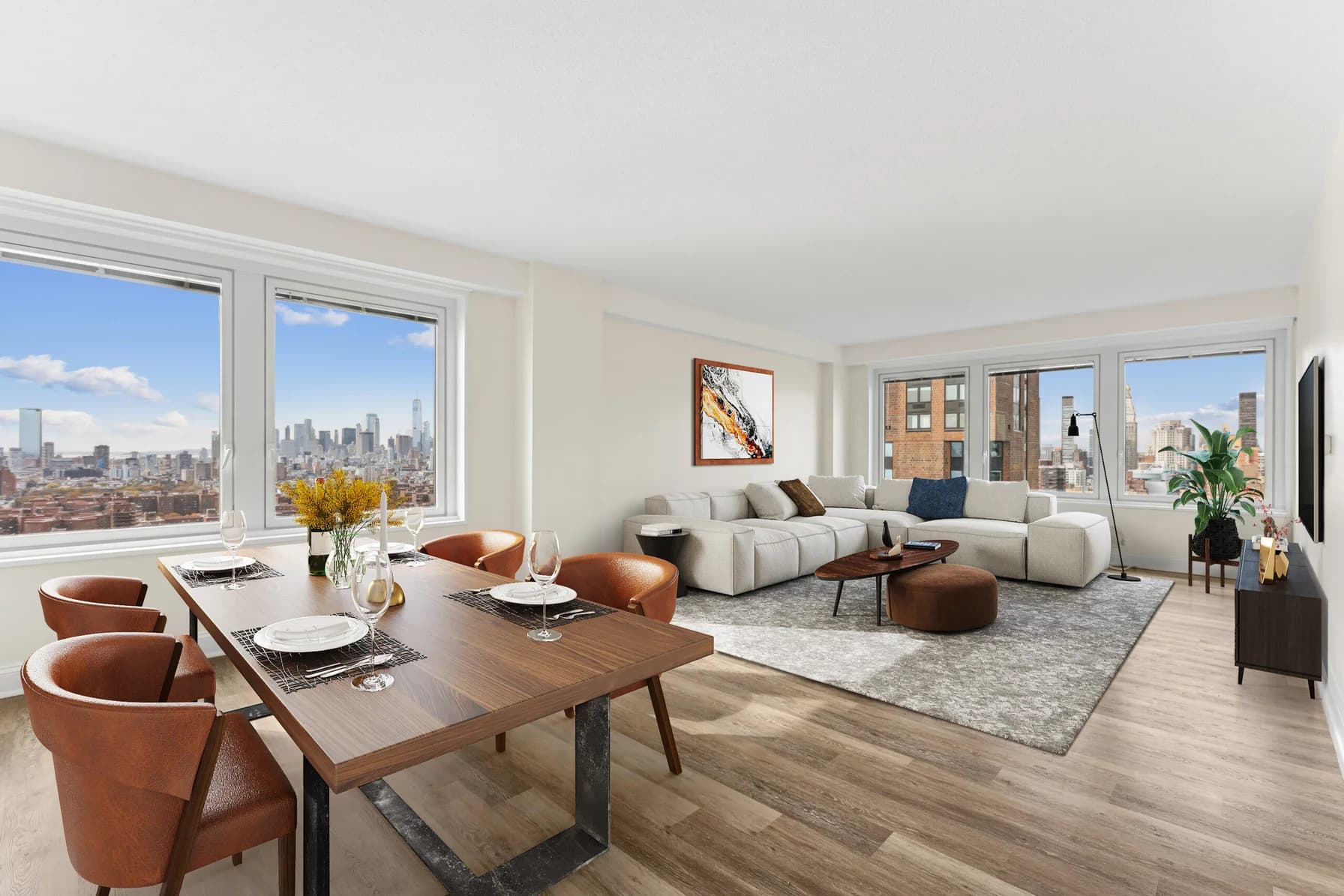 30 Waterside Plaza #20-14H, Manhattan, NY 10010 apartment_living_room 1