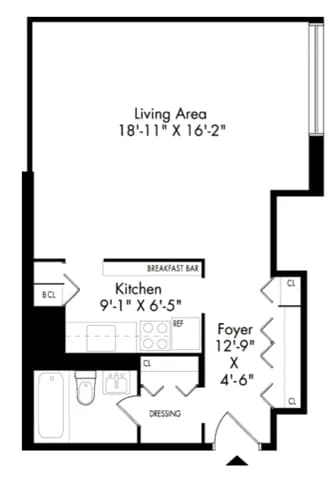 30 Waterside Plaza #20-33C, Manhattan, NY 10010 apartment_floor_plan 1