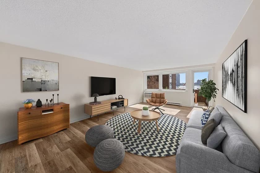 Waterside 30 Waterside Plaza #20-35H, Manhattan, NY 10010 apartment_living_room 1