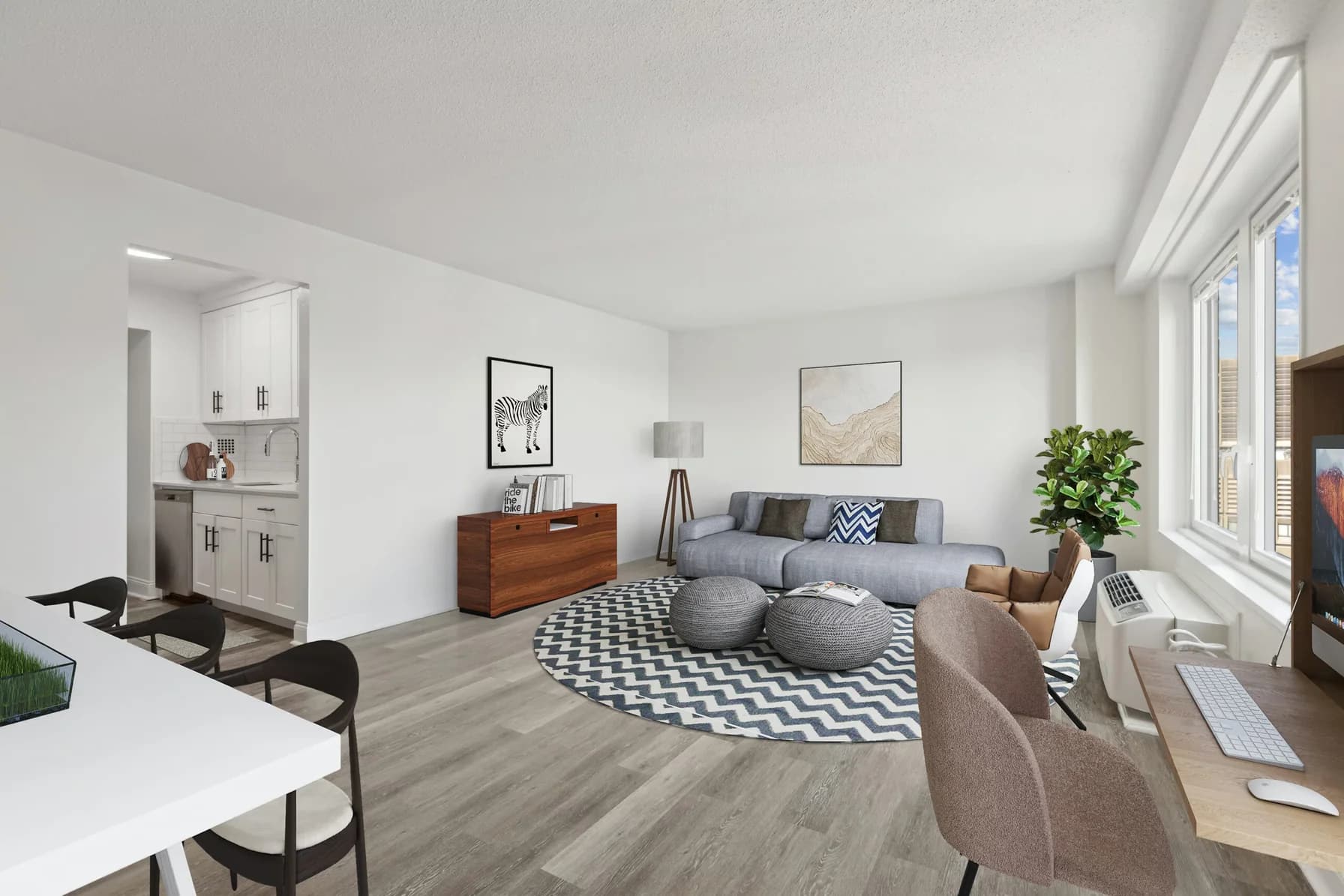 30 Waterside Plaza #30-36D, Manhattan, NY 10010 apartment_living_room 1