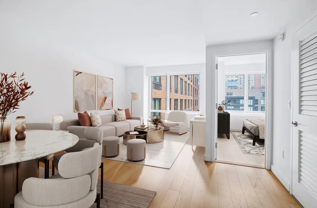 Gotham West 550 West 45 Street #1114, Manhattan, NY 10036 apartment_living_room 1