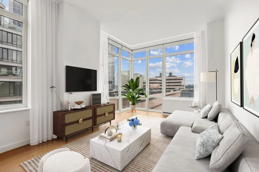 Gotham West 550 West 45 Street #PH108, Manhattan, NY 10036 apartment_living_room 1