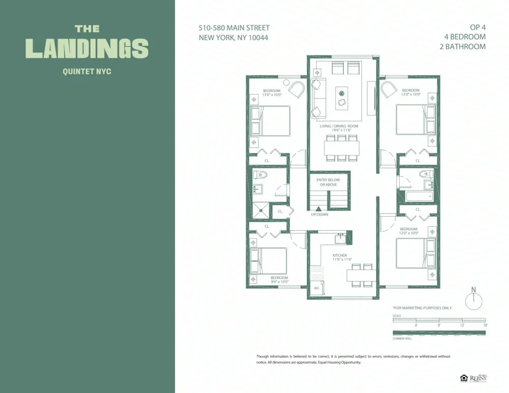 510 Main St #470, Manhattan, NY 10044 apartment_floor_plan 1