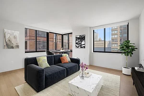 One Columbus Place 1 Columbus Place #S10F, Manhattan, NY 10019 apartment_living_room 1